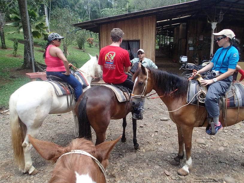 Last instructions before the first ride