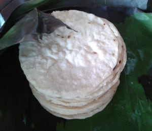 Homemade tortillas