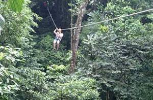 Feeling like Tarzan in the jungle – Zip lining in Costa Rica