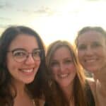 Female travelers taking a selfie on the beach in Tamarindo