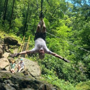 Family canyoning adventure near Arenal Volcano in Costa Rica